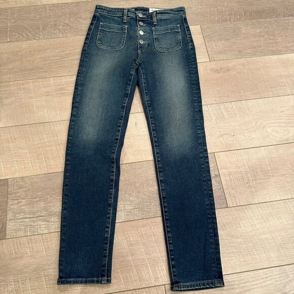 Anthropologie Denim - ANTHROPOLOGY ADRIANO GOLDSCHMIED WOMENS JEAN VINTAGE STEVIE ANKLE BUTTON SLIM 26